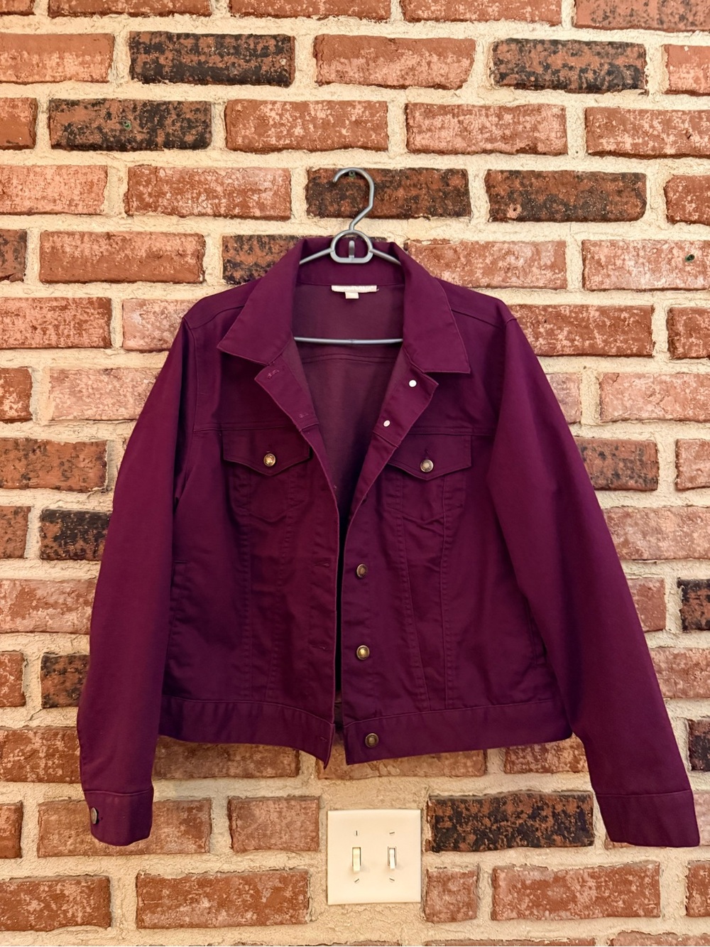 Woman Within Women's Jacket in Purple Size 18W Like New